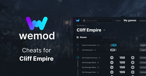 cliff empire cheat engine|Cliff Empire Cheats & Trainers for PC .